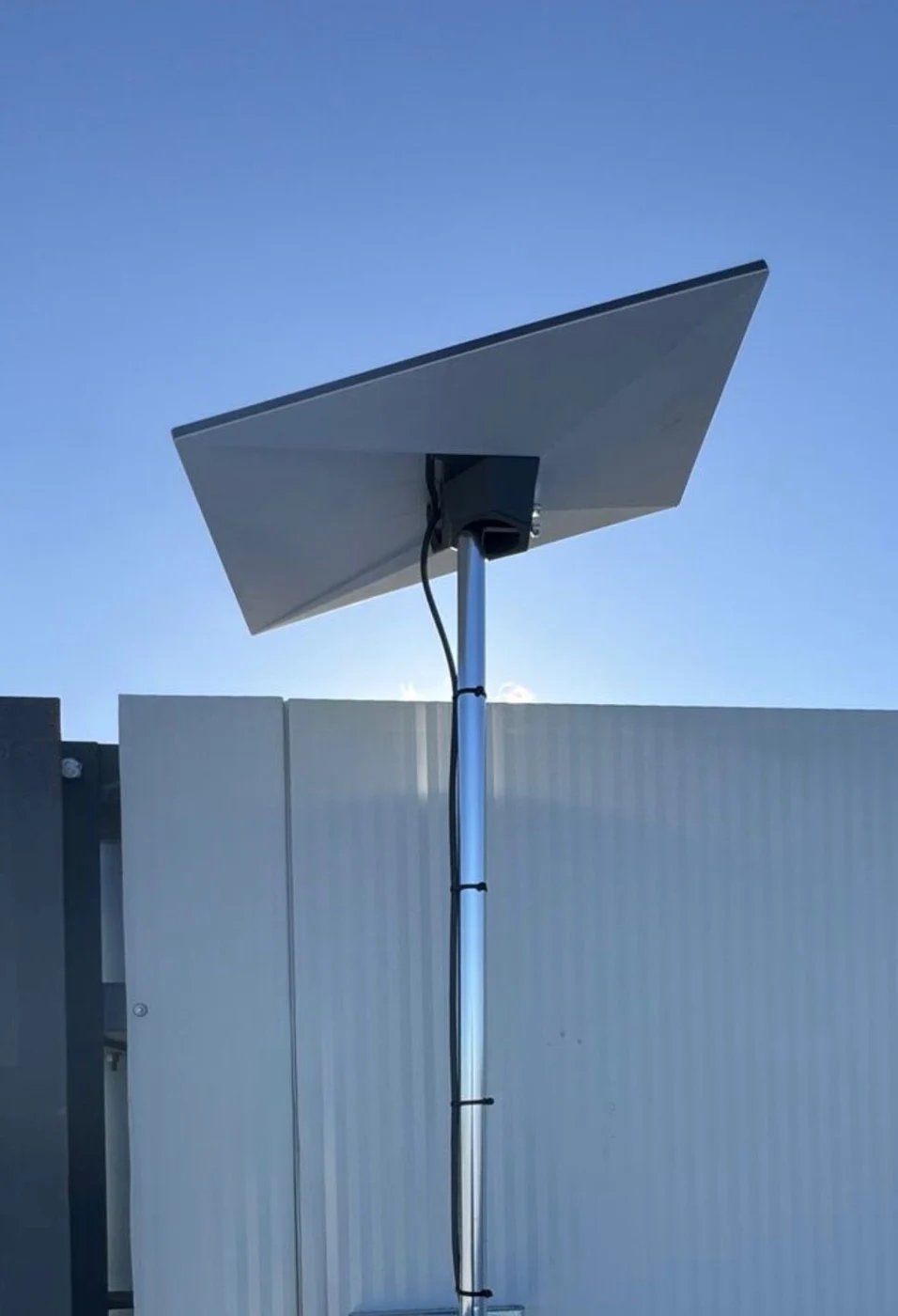 Starlink installation — photograph from RTNCS